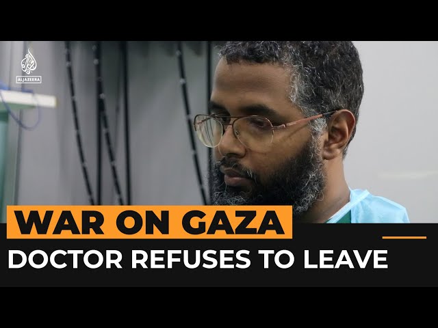 ⁣This foreign volunteer doctor refused to be evacuated out of Gaza | Al Jazeera Newsfeed