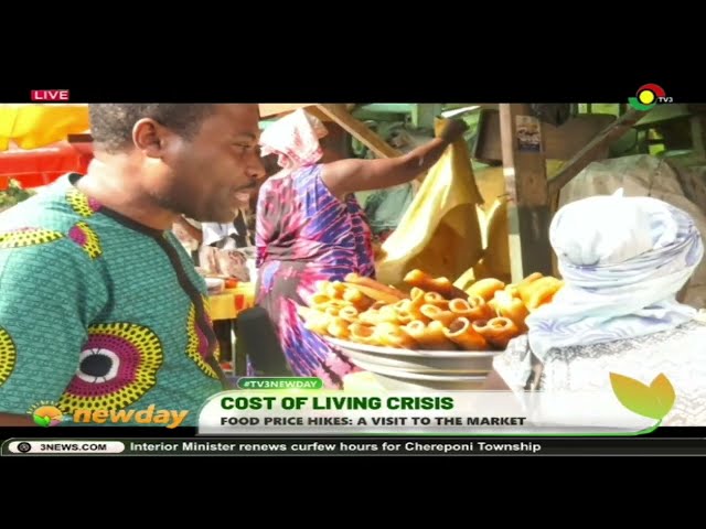⁣#TV3NewDay: Cost of living crisis - Food Price Hikes - A visits to the market