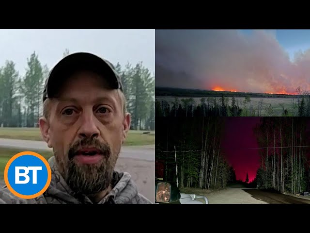 ⁣Why this Fort Nelson resident chose to stay behind amid wildfire evacuation