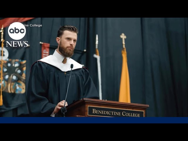 NFL responds after Chiefs’ kicker delivers controversial commencement speech