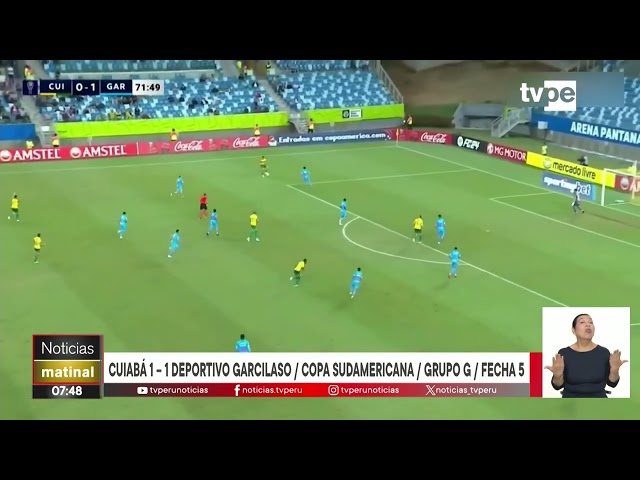 ⁣Copa Sudamericana: Garcilaso empató 1-1 con Cuibá por la fecha 5 del Grupo G