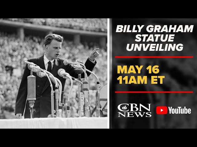 LIVE: Statue of Rev. Billy Graham Unveiled Inside the U.S. Capitol | CBN News