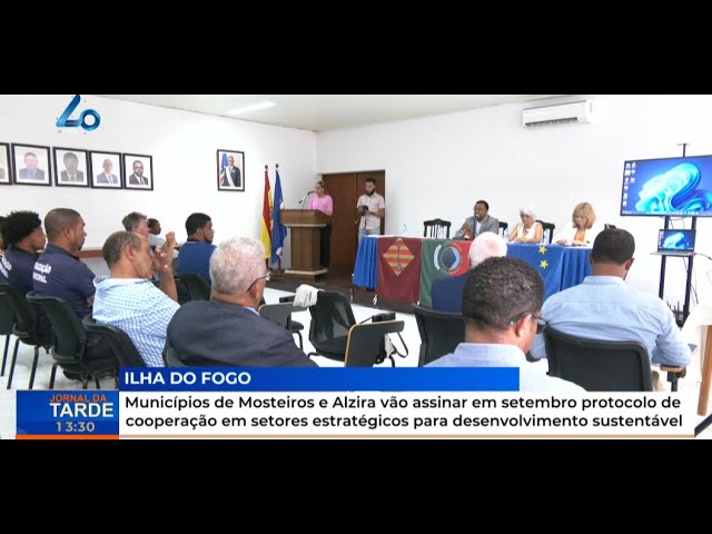 ⁣Municípios de Mosteiros e Alzira vão assinar em Setembro protocolo cooperação setores estratégicos