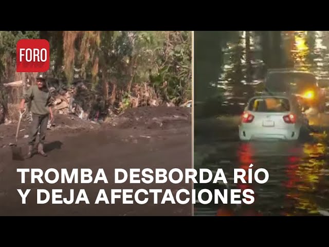 ⁣Tromba afectó la colonia Hank González, Ecatepec - Expreso de la Mañana