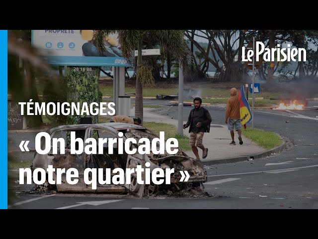 ⁣« On a essayé de rentrer chez nous » : Nouméa dans le chaos des émeutes