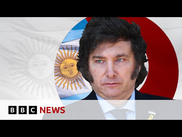 ⁣Argentina's President Milei denies ordinary Argentines are paying for austerity cuts | BBC News