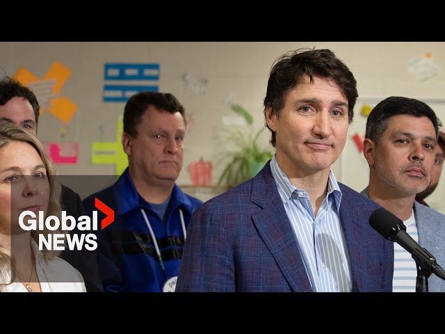 ⁣Trudeau says Poilievre would rather "watch Canadians suffer" than fight climate change
