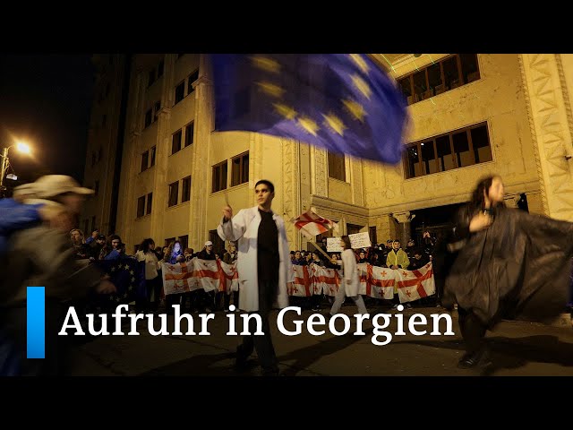 Georgien: Proteste gegen "Russengesetz" dauern an | DW Nachrichten