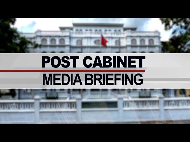 ⁣Post Cabinet Media Briefing - Thursday May 16th 2024