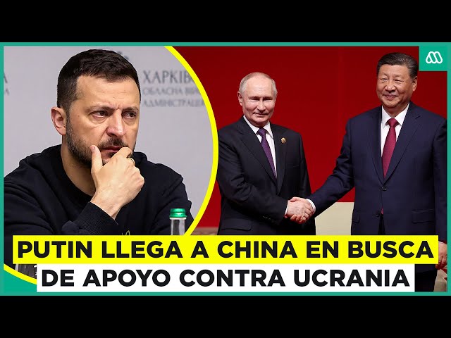 ⁣Putin llega a China buscando apoyo contra Ucrania: Xi Jinping se reúne con el presidente de Rusia