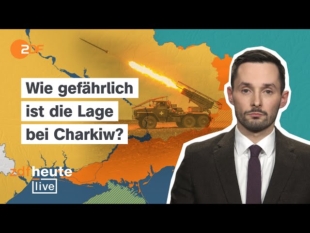 So bedrohlich ist Putins Offensive bei Charkiw für die Ukraine | Militäranalyst bei ZDFheute live