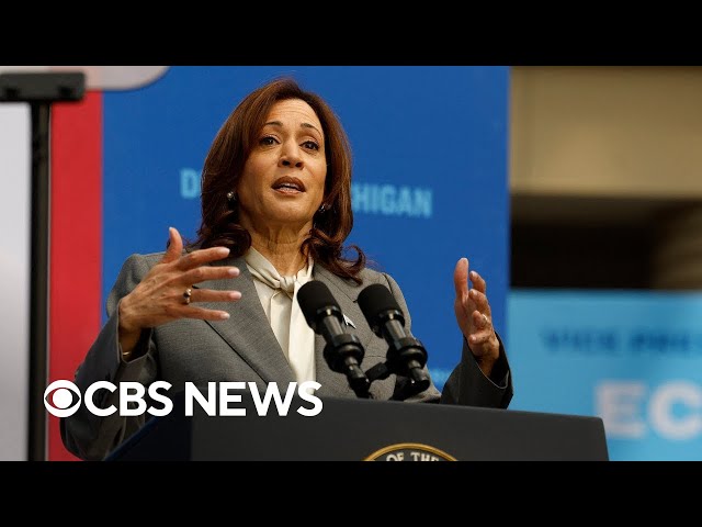 ⁣Vice President Harris gives remarks on economy in Wisconsin | CBS News