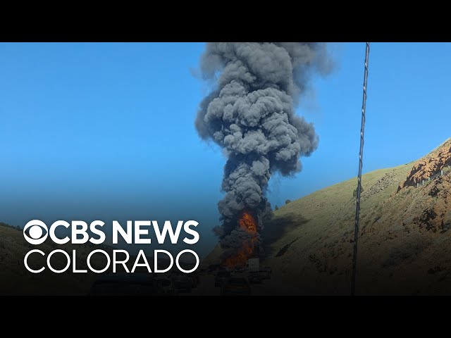 ⁣1 dead in fiery crash that shut down I-70 west of Denver