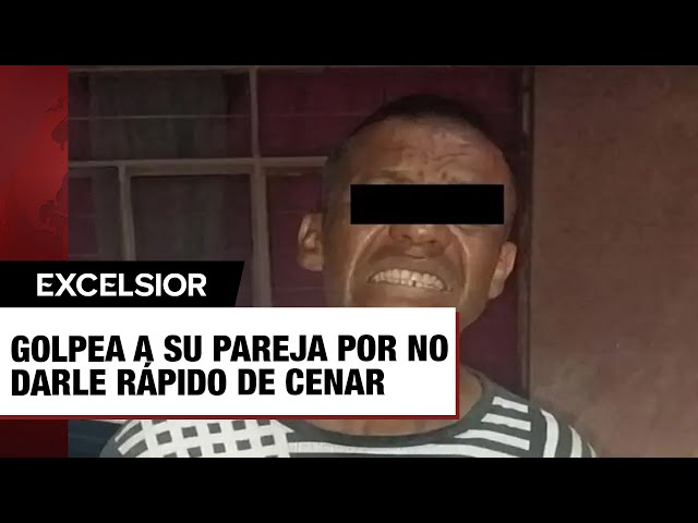 ⁣Golpea a su pareja por no darle rápido de cenar; ahora come tras las rejas