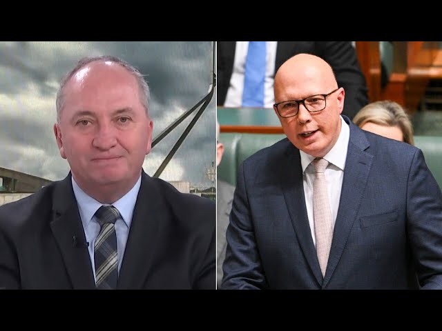 ⁣‘Solid performance’: Barnaby Joyce hails Peter Dutton’s ‘brave’ budget reply