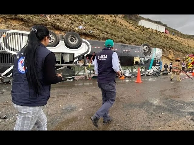 ⁣Gremio de Transporte Terrestre Interprovincial emite comunicado tras accidente en Ayacucho