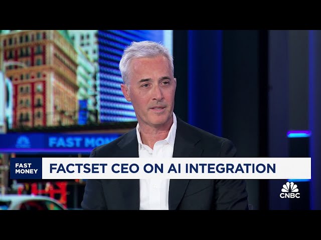 ⁣FactSet CEO on AI integration in latest financial products