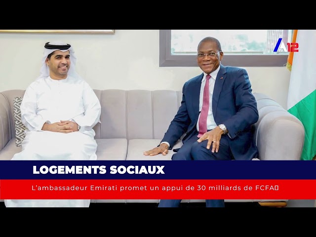 ⁣Logements sociaux: L’ambassadeur Emirati promet un appui de 30 milliards de FCFA