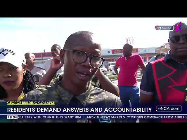 ⁣George Building Collapse | Residents demand answers and accountability