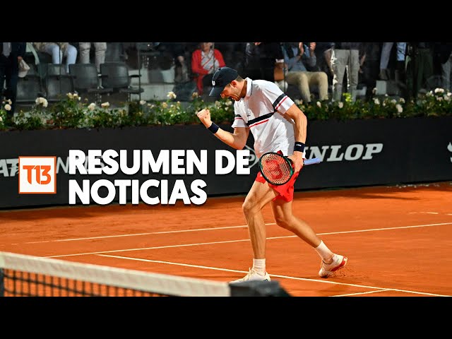 Nicolás Jarry vence a Tsitsipas y se mete en semifinales de Roma: Noticias 16 de mayo