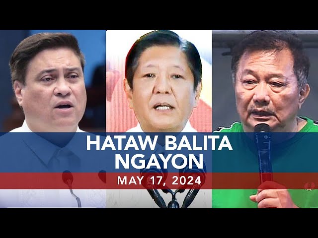 ⁣UNTV: Hataw Balita Ngayon |  May 17, 2024