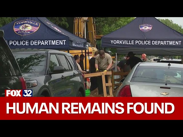 ⁣Utility crew in southwest suburbs finds human remains while digging trench: police
