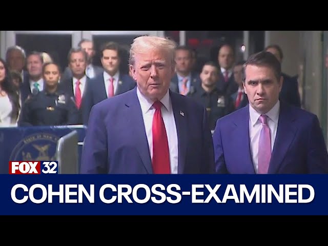⁣Michael Cohen cross-examined in Trump's trial