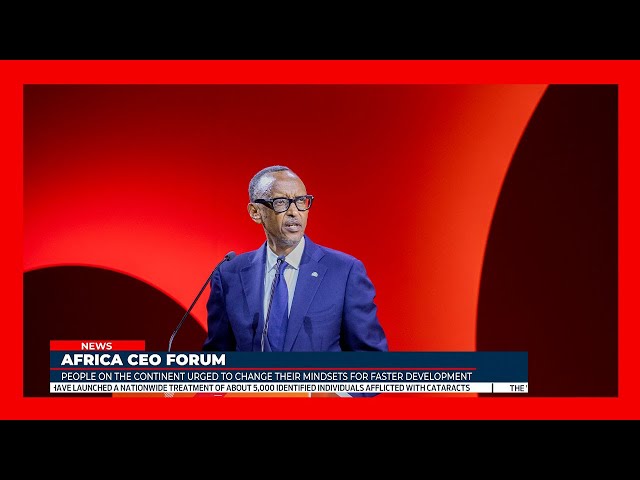 ⁣President Kagame calls on Public and Private Sectors to collaborate for the Africa’s development