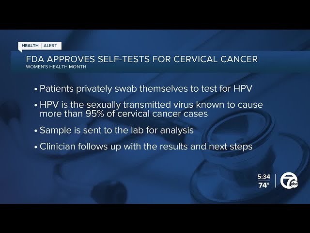 FDA gives green light for first self-test for cervical cancer