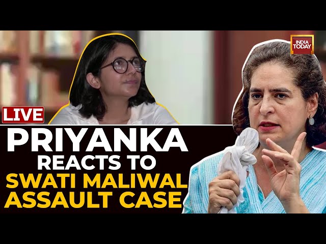 ⁣Priyanka Gandhi LIVE: Priyanka Gandhi On Maliwal's Assault: 'I Back Women Irrespective Of 