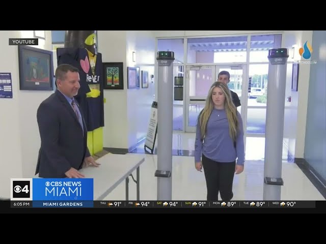 ⁣Miami-Dade County considering placing metal detectors in high schools