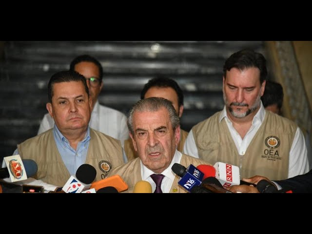 ⁣Observadores OEA destacan “avances” en montaje del proceso electoral
