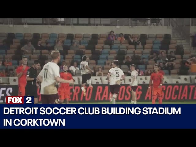 ⁣Detroit's semi-pro soccer team building new stadium