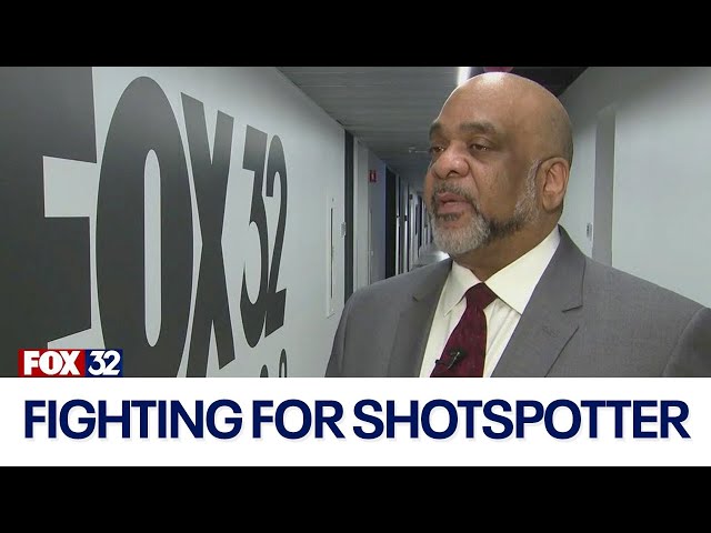 Former CPD Supt. Eddie Johnson shows support for ShotSpotter
