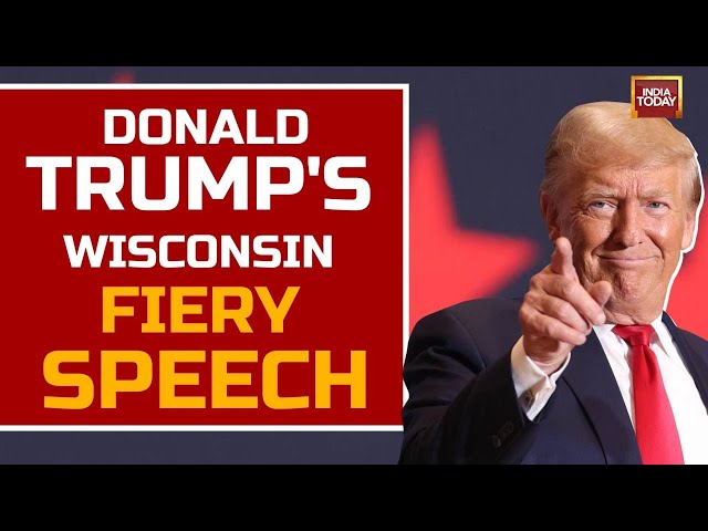 ⁣Donald Trump Speech | Donald Trump's Wisconsin Fiery Speech | US Presidential Election 2024