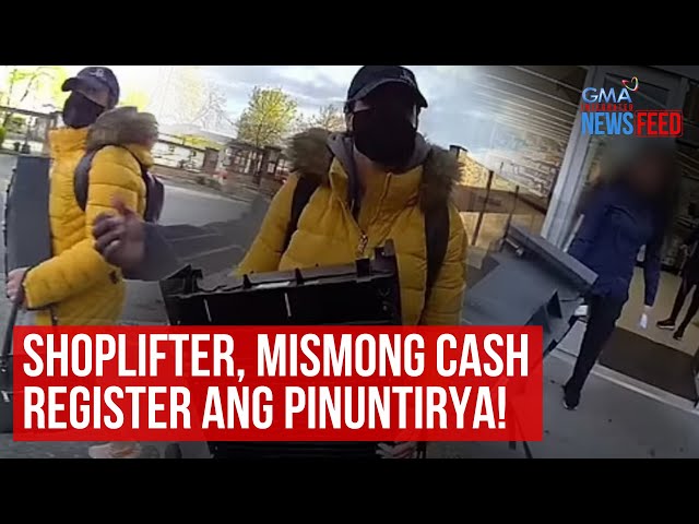 ⁣Shoplifter, mismong cash register ang pinuntirya! | GMA Integrated Newsfeed