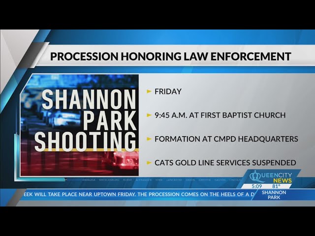 Procession to give recognition to local law enforcement