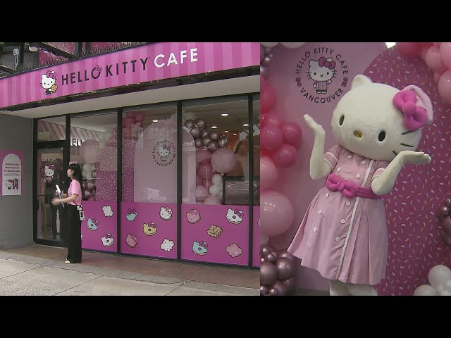 ⁣First Hello Kitty Cafe in Canada to open in downtown Vancouver