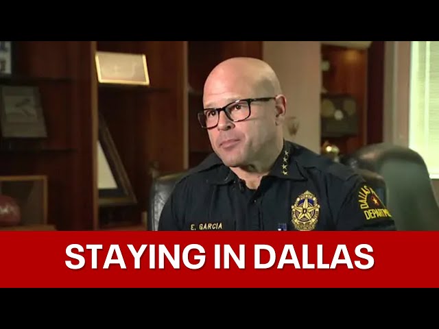 ⁣Police Chief Eddie Garcia reaches deal to stay in Dallas: 'Home equals Dallas PD'