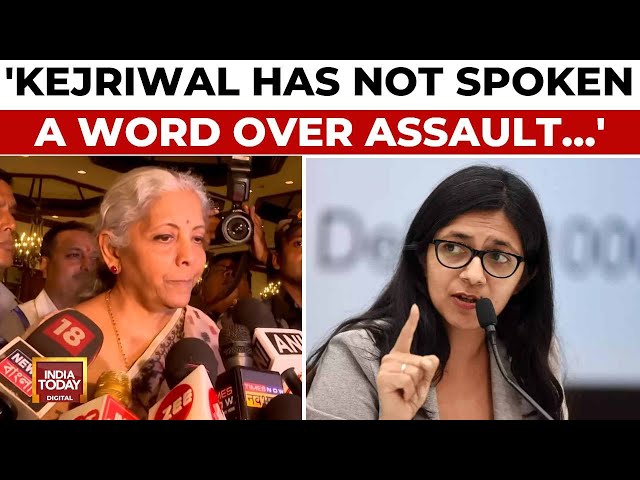 ⁣'Shocking That Kejriwal Is Still Silent...': Nirmala Sitharaman On Alleged Assault Of Swat