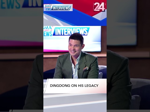 ⁣Dingdong on his legacy | 24 Oras - GMAIN Interviews
