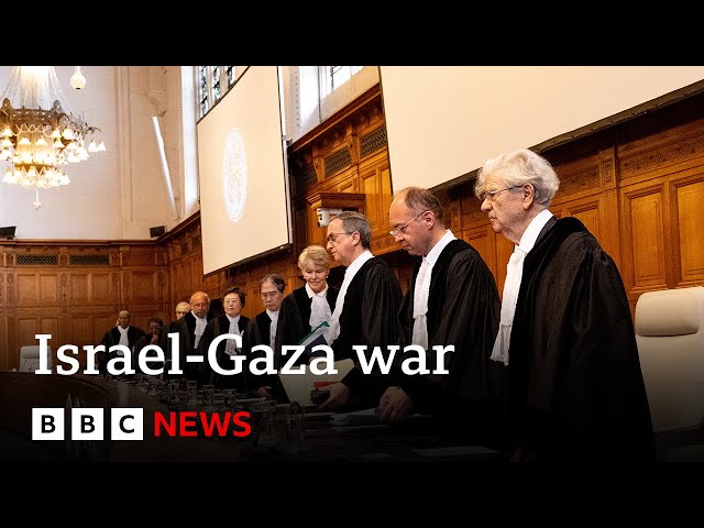 ⁣Israel to respond to ICJ case of genocide in Gaza | BBC News