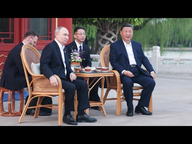 ⁣Xi Jinping tient une réunion restreinte avec Vladimir Poutine à Zhongnanhai
