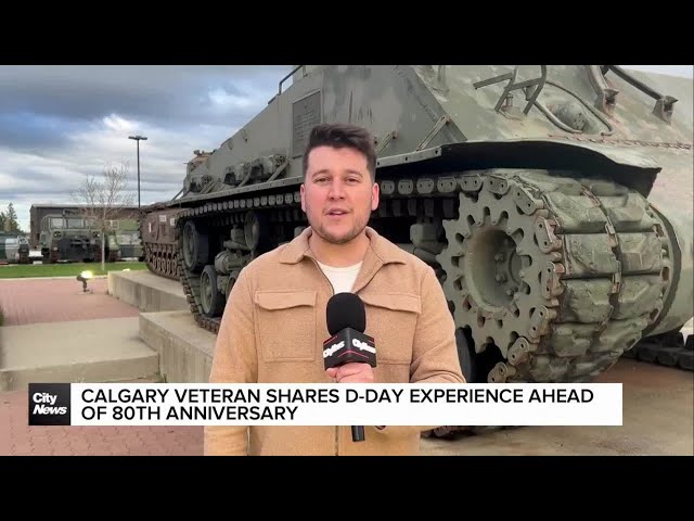 ⁣Calgary Veteran shares D-Day experience ahead of 80th anniversary