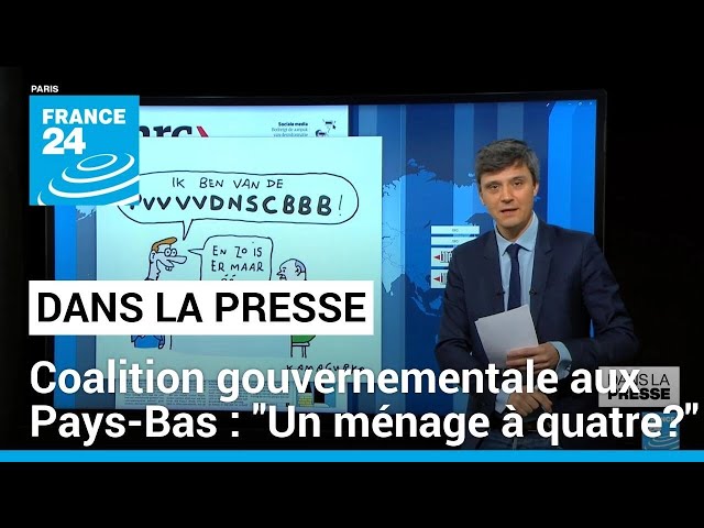 ⁣Coalition gouvernementale aux Pays-Bas : "Un ménage à quatre?" • FRANCE 24