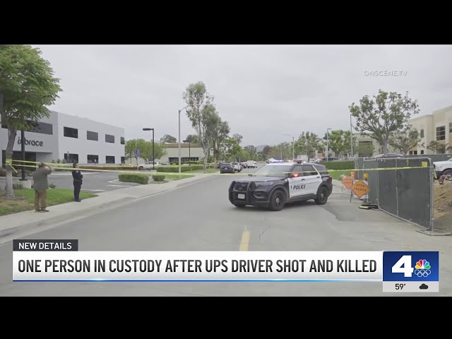 ⁣UPS driver shot to death in his work truck; 1 arrest made