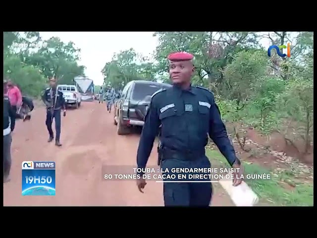 ⁣NCI Sport | Touba : la gendarmerie saisit 80 Tonnes de cacao en direction de la Guinée