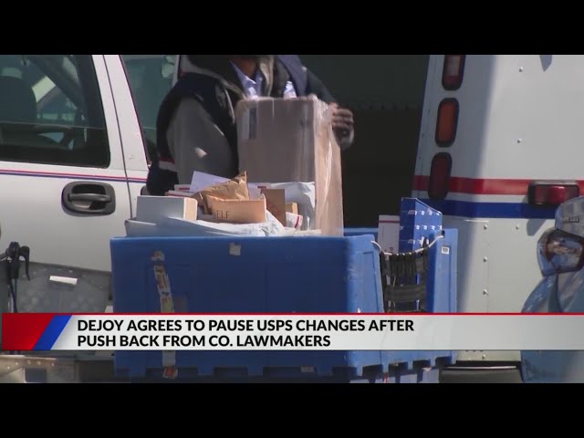 ⁣Mail changes on Western Slope paused after pushback