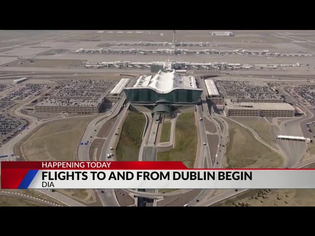 ⁣Inaugural flight to Dublin flies Friday