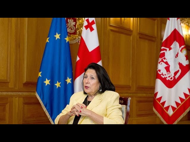 ⁣EXCLUSIF - Salomé Zourabichvili : la "loi russe" est "un sabotage de notre voie europ